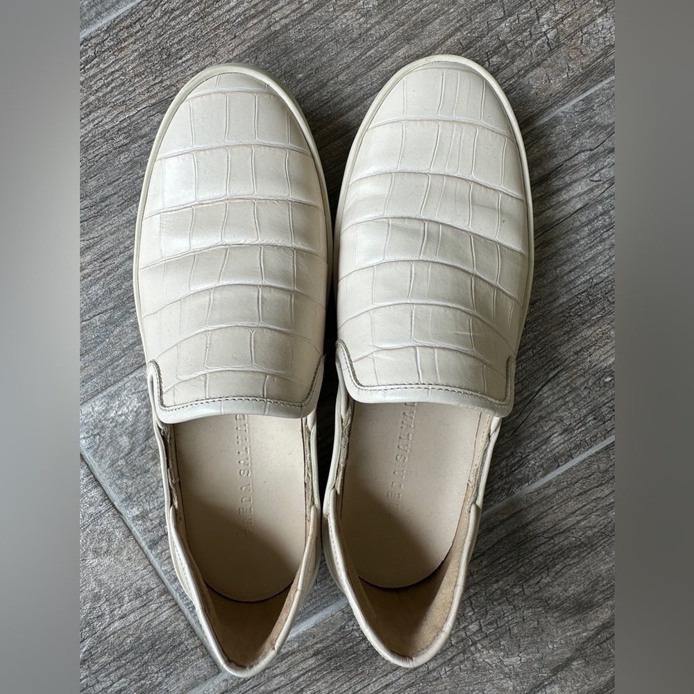 Frēda Salvador EDDY d’Orsay Slip-On Sneakers size 6 cream color